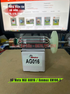 ROTOR (RUỘT) MÁY MÀI MAKUTE AG016 / KENMAX KM100-S (THÂN 32 - DÀI 165) - MATA