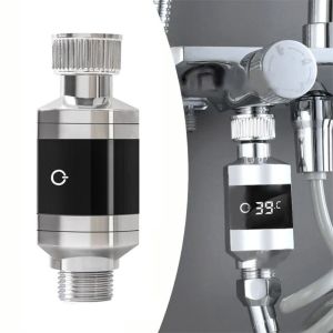 ALLUCK Precision Faucet Water Temperature Gauge LED Digital Display Waterproof Temperature Measurement Meter Durable Real-Time Shower Thermometer Household Bathroom Baby Shower
