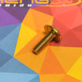 Gold Body Bolts for Honda ADV 150 - Full Thead - M5 x 15mm - Mushroom Type (Sold Per Piece). 