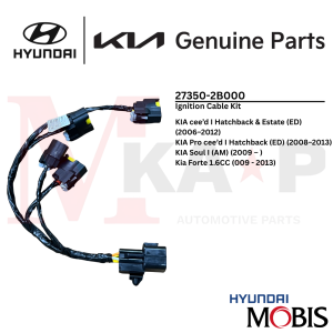 [ORIGINAL] Ignition Cable Kit for Hyundai i30 Elantra & KIA cee’d Pro cee’d Soul Forte (27350-2B000)