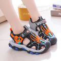 READY STOCK Summer Anti slip Soft Sole Boys with Cartoon Spider Man Student Childrens Beach Shoes Sports Sandals for Kids. 