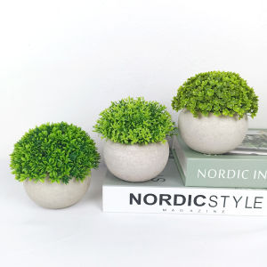 Paket Murah Tanaman Daun Plastik Set Artificial Flower Ornamen Hias Dekorasi Rumah Simple PBP200