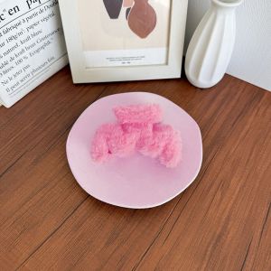 Jedai Rambut Model Gelombang Bulu Fluffy Jepit Keriting Bulu Halus Jepitan Klip Rambut Lucu Wanita Stylish Modis DBI