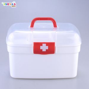 FR-C832 Kotak P3K First Aid Kotak Penyimpanan Obat Medicine Box Organizer / Kotak Obat Tool Box