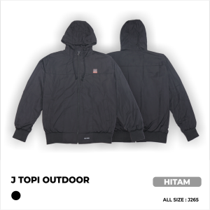 Jstro Jaket Parasut Outdoor Jaket Running Hitam