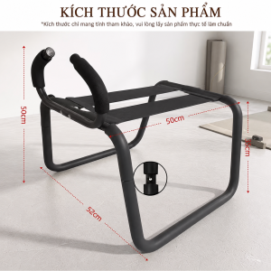 Ghế Đàn Hồi Gia Dụng Cho Phòng Ngủ – Ghế Hỗ Trợ Ngồi Mềm Êm Tiết Kiệm Sức Hỗ Trợ Lưng Khung Kim Loại Chắc Chắn Tháo Rời Dễ Cất Giữ
