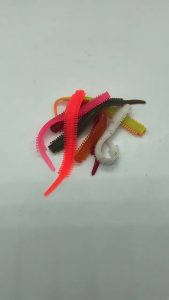 20 cái mồi câu mềm Worm swimbaits phụ kiện đồ dùng câu cá mồi wobbler câu cá 7.5cm nhân tạo sandworms