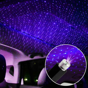 Car Roof Star Light Interior LED Starry Laser Atmosphere Ambient Projector USB Auto Decoration Night Home Decor Galaxy Lights