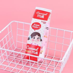 ✔พร้อมส่ง✔ กล่องดินสอน่ารัก ลายกล่องนม  กระเป๋าใส่ของ กระเป๋าเครื่องเขียน กระเป๋าน่ารัก กล่องดินสอ