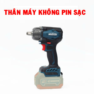 Máy Siết Bulong BOSSUN BS-IW450PK Lực Siết Khỏe 450Nm Tặng Bộ 26 Phụ Kiện Động Cơ Không Chổi Than