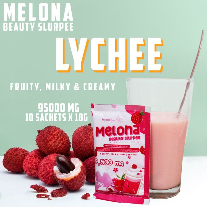 LYCHEE MELONA BEAUTY SLURPEE Refreshing Hydration Collagen Skin health