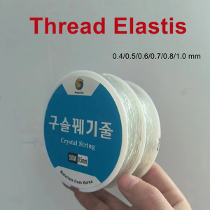 BingoLife Benang Elastis Korea Garis Gelang Garis Kalung Garis Kristal Buatan Tangan DIY 0.4mm | 0.5mm | 0.6mm | 0.7mm | 0.8mm | 1.0mm