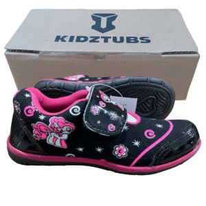 Sepatu Sekolah Anak Perempuan Karakter Cantik Frozen Elsa Kitty Kuda Pony Warna Hitam Ping Murah Perekat Umur 2-5 Tahun PAUD TK SD Kelas 1 2 3 4 5 6 7 8 9 0 -KIDZTUBS1727061024