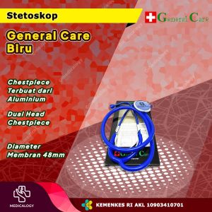 Stetoskop General Care Ekonomi Full Color Biru
