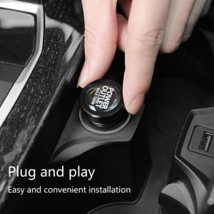 Aluminum Power Socket Plug Cover Caps Car Lighter Outlet Cover Universal Dustproof Caps for Power Port Outlet
