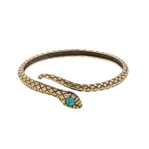 Tinh tế Bangle thanh lịch rắn Vòng tay hở đeo tay thời trang thanh lịch rắn phù hợp cho phụ nữ thời trang