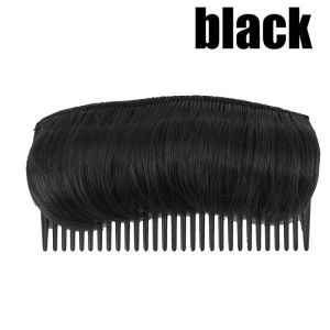 X.Z.MOONLIGH Synthetic Invisible Fluffy Hair Pad Wig Pad Comfortable High Temperature Fiber Insert Comb Fashionable Hair Accessories High Skull Top to Increase Hairstyle Decoration
