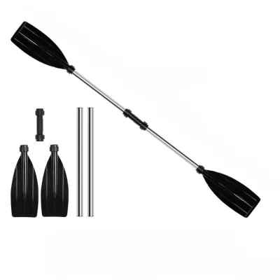 RGFV Aluminum Alloy Kayak Paddles Thicken Anti-twist Design Boat Oars Recreational Portable Fishing Boat Pulp Fishing