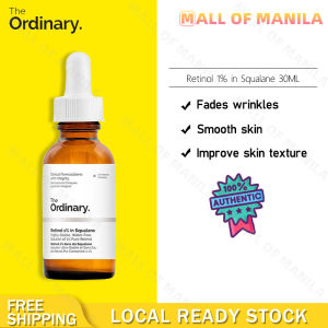The Ordinary Retinol 0.1% in Squalane Essence - Authentic Anti-Aging Wrinkle-Resistant Serum with Squalane - Fade Fine Lines Moisturize Brighten for All Skin