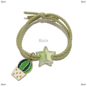 [COD] Buin Stars Couple Bracelet Rainbow Hand Men And Women Gift Friendship Charms Bracelet Elastic Hair Rope Hair Rubber Bands Accessories