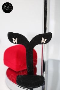 ต่างหูเงินแท้ 98% ต่างหูเงิน ต่างหูแป้น ต่างหูผู้หญิง ลายสวย ดีไซน์เก๋ เงินแท้ ไม่ใช่เงินชุบ BedeeSilver BedeeShop รุ่น BD-ER-98002