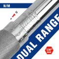 Kunci Momen Torsi / Torque Wrench Two-way Spanner Tools Bengkel Mobil Roda Mobil 3/8" 1/4" 1/2". 