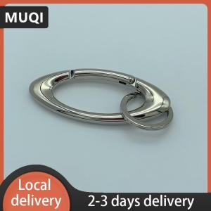 [COD] MUQI Ship within 24 hours Zinc Alloy Keychain Oval Multifunctional Mountaineering Keychain Accessories