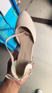 [Free Shipping] Womens 2025 New Spring/Summer Mid-Heel Elegant Versatile Hollow Sandals with Chunky Heel