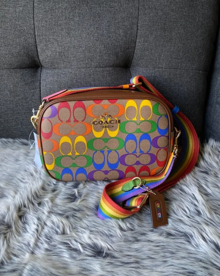 Coach rainbow circle bag hot sale