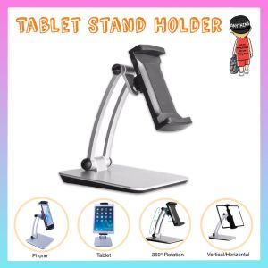 Tablet Stand Holder Foldable Adjustable Angle Support Bracket Mount for Tablet Holder Phone Holder for Ipad Holder for Ipad Pro Holder for Huawei Tablet Holder For Samsung Tablet Holder