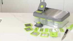 Sacesr Multi Functional Vegetable Slicer Stainless Steel Cutting Board Anvil Kitchen Vegetable Slicer Kitchen Gadgets Accessories N7Y3P