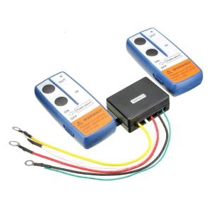 12V Wireless Remote Control Set with 100 Foot Range for Electric Winch Anchors SUV Vehicle Trailer Easy to Install