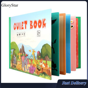 GloryStar Children Cognition Books Preschool Learning Quiet Book Busy Board Learning Toys Birthday Gifts For Boys Girls