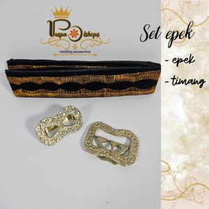 epek timang sabuk ikat pinggang beskap
