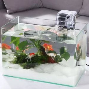Filter Air Aquarium Gantung 3W 200-250L/Jam Penyaring Akuarium Aquascape