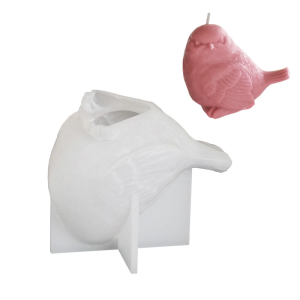 Create Beautiful 3D Bird Models With This Flexible Silicone Mold Portable for Crafting and Home Workshops Ornament