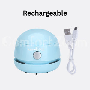 Desktop Vacuum Cleaner USB Recharging Portable Mini Vacuum Cleaner for Cleaning Eraser Crumbs Dust