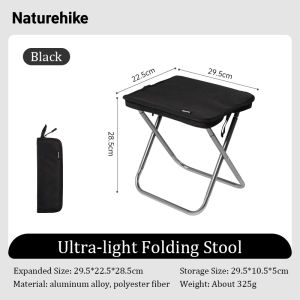 NatureHike Folding Stool Portable Outdoor Camping Ultra-light Foldable Stool Fishing Chair Beach Chair