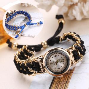 Jam Tangan Wanita Tali Serut Kasual New Model Korea Style Fashion Cewek Kekinian Bergaya Vintage Quartz Analog Dial Stainless Steel Titanium Anti Karat Kaca Tebal Tahan Gores Aksesoris Arloji Women Watches Cewek Remaja Kasual Formal -JWT-01