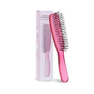 Nylon lông heo rừng Bàn chải tóc cho bình thường để tóc dày nhẹ nhàng detangles không kéo hoặc chẻ ngọn Lược gỡ rối Quà Tặng