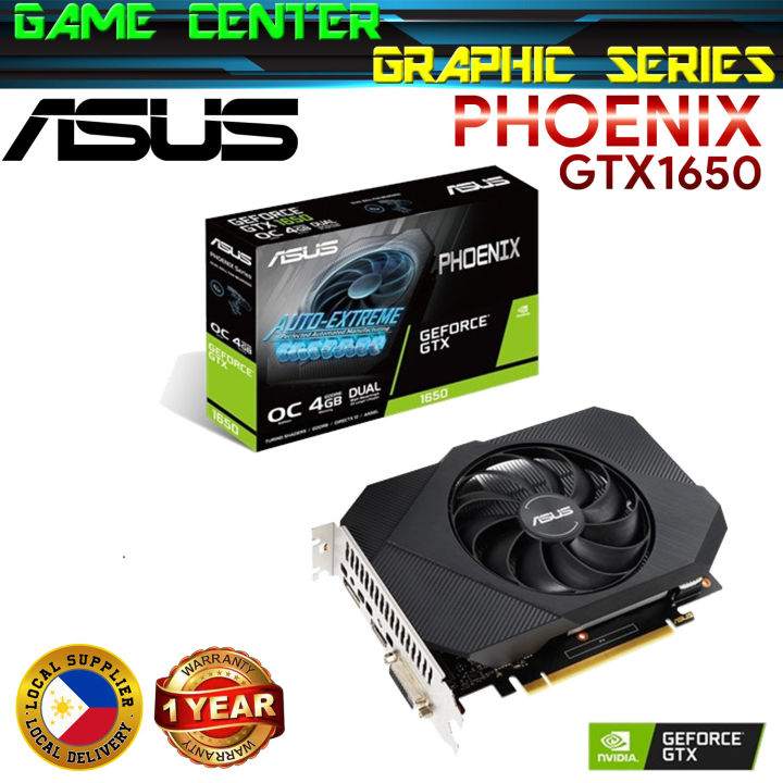 ASUS Phoenix GeForce GTX 1650 OC edition 4GB GDDR6 Video Graphics