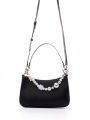 BLOOMORA Tas Selempang Wanita Jean Bag Woman Curved Sling Bag BM068009. 