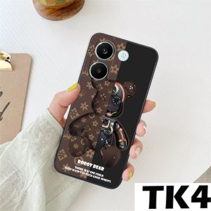 Ốp lưng cho Xiaomi REDMI TURBO 5 in hình Gấu nâu - hồng Gấu Be@rick cực CUTE DỄ THƯƠNG