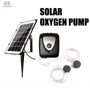 Solar Powered Dc Charging Oxygenator Water Pump Pond Aerator Aquarium Oxygenator