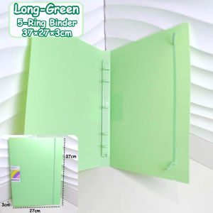 Long Envelope File Bag for Binder 12Pcs Transparent Loose Leaf File Pouch Document Organzier Sheet Protector Office