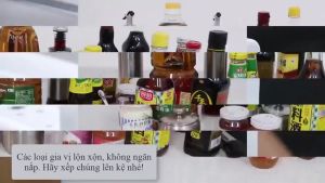 Kệ đựng gia vị nhà bếp 2 tầng nhựa Song Long màu ngẫu nhiên Vuadienmay
