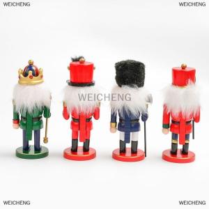 [COD] WEICHENG Wooden Christmas Nutcracker SoldierTraditional Painted Nutcracker FiguresFestive Collectible Christmas Party For Home