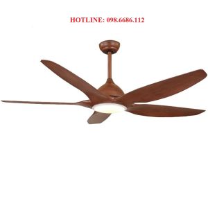Quạt trần có đènđộng cơ tiết kiệm điện ĐC rất mát và chạy rất êmQuạt trần màu trắng có đèn trang tríRất êm và sang trọng có điều khiển từ xa và hẹn giờ