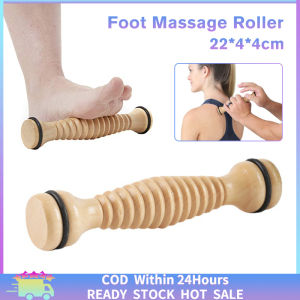 [Fast Delivery] Wooden Foot Massage Roller Tool for Plantar Fasciitis Relief Deep Tissue Massage Tool
