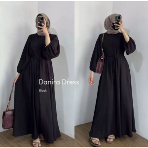 Danira Dress Wanita Bahan Crinkle Airflow